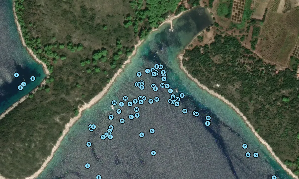 Satelite image of Luka Soline