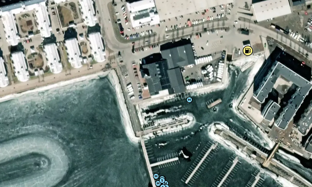 Satelite image of Luleå