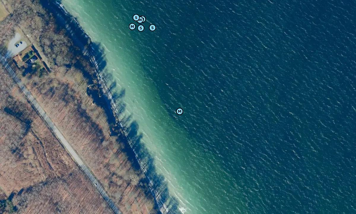 Satelite image of Lundsgård bouy
