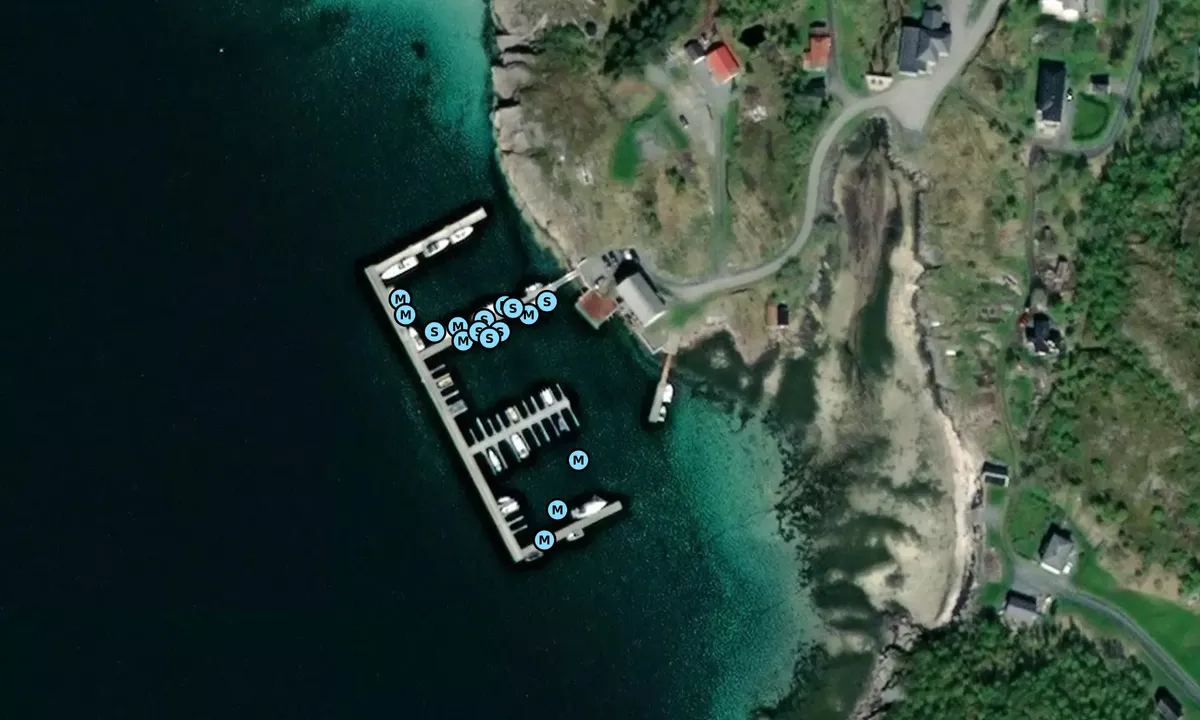 Satelite image of Lurøy Havn