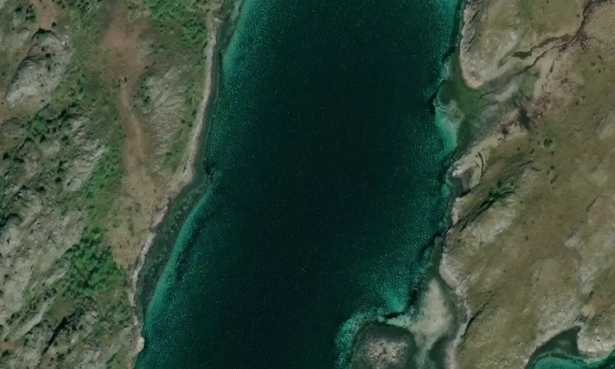 Satelite image of Lurøysundet - Færøya