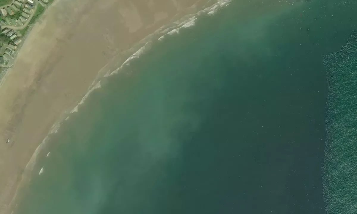 Satelite image of Lydstep Bay
