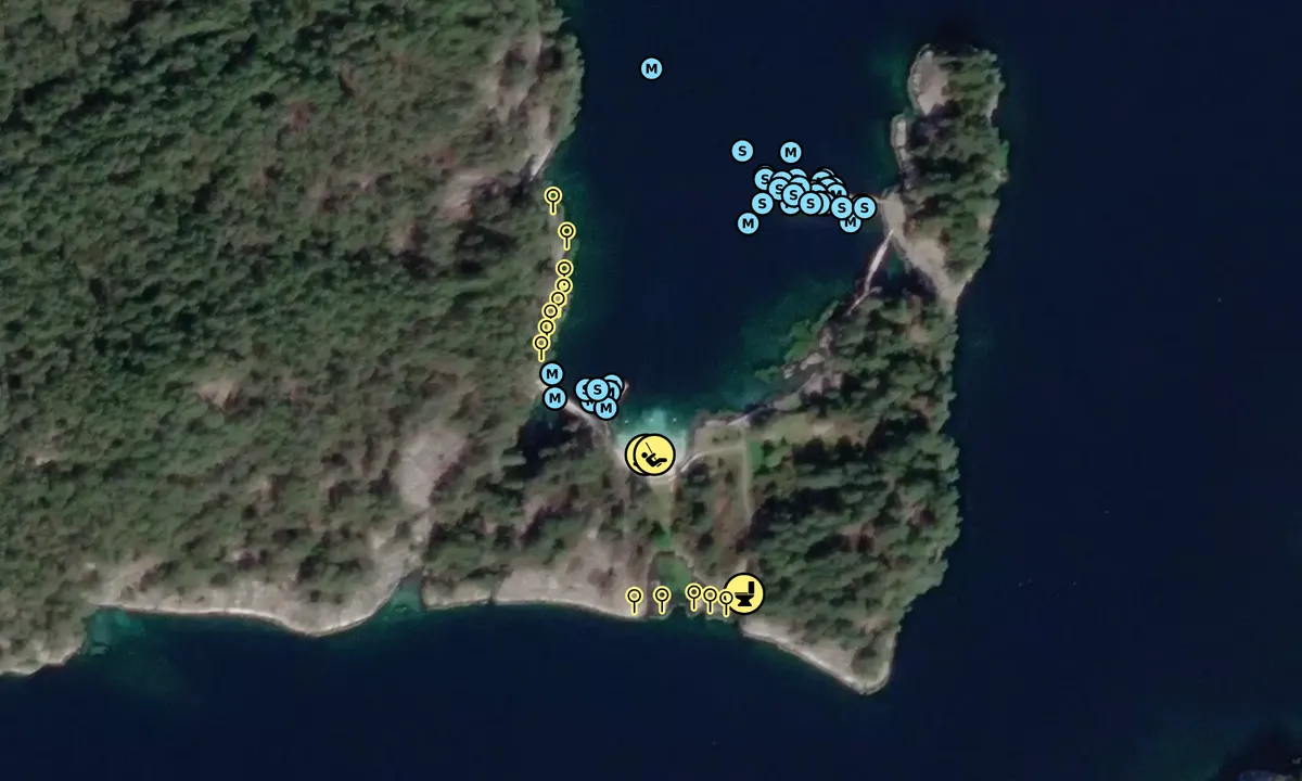 Satelite image of Lykjelsøy