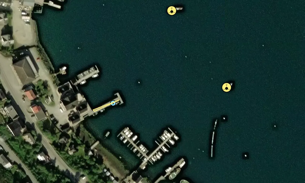 Satelite image of Lyngen