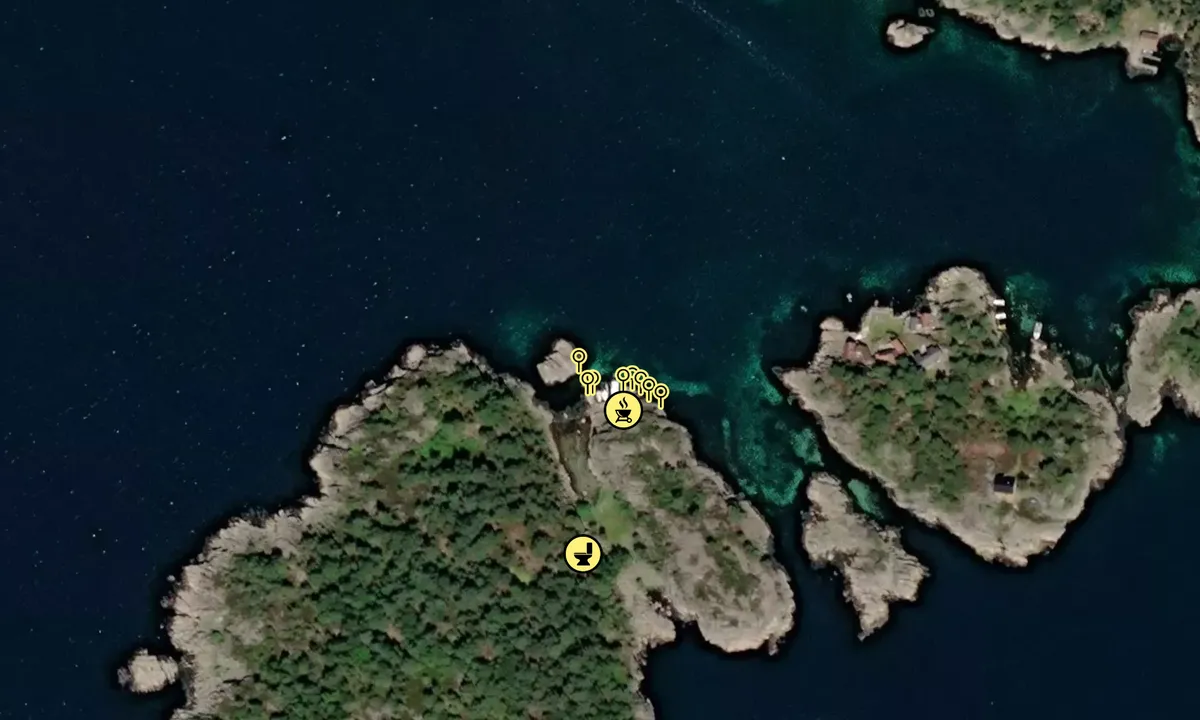 Satelite image of Lyngholmen - Underøy