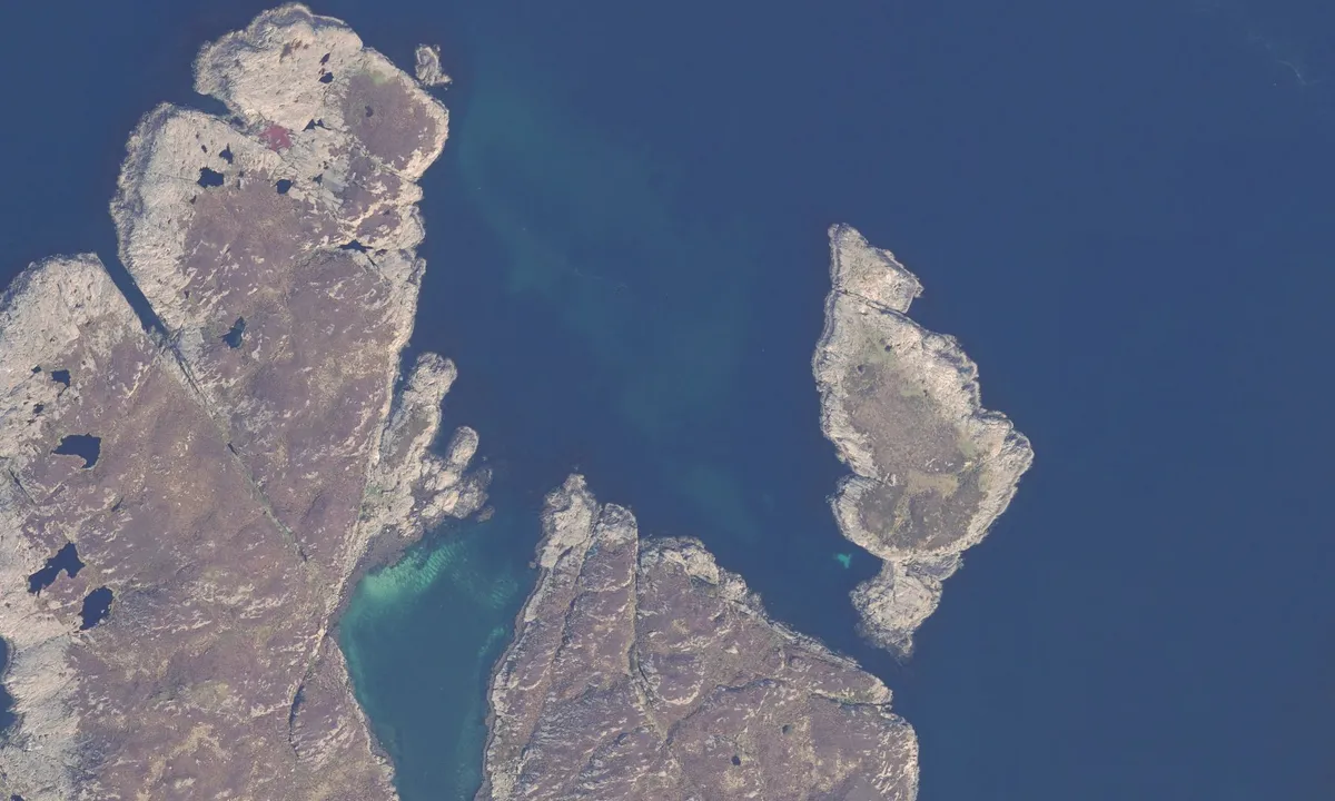 Flyfoto av Lyngmågøyna