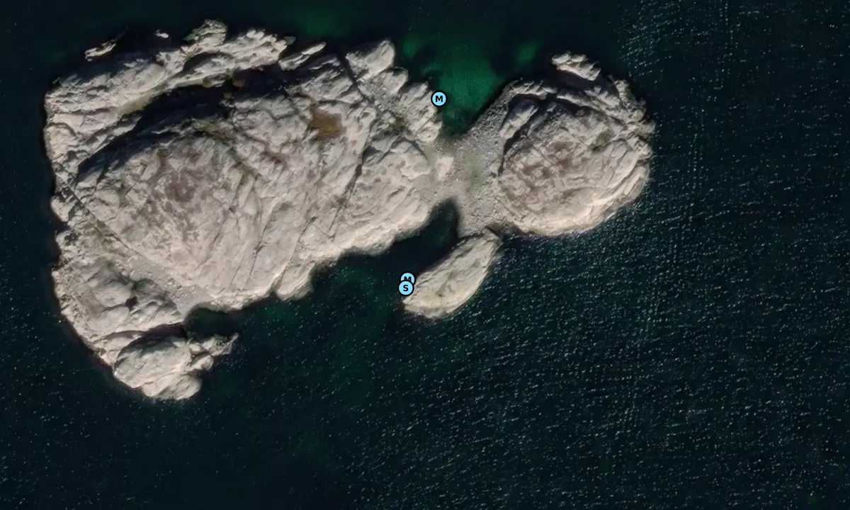 Satelite image of Lyngnhuvudet