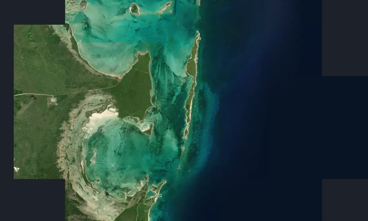 Flyfoto av Lynyard Cay