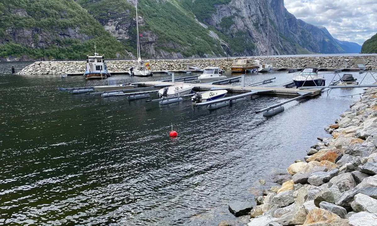 Lysebotn: Ny gjestehavn.