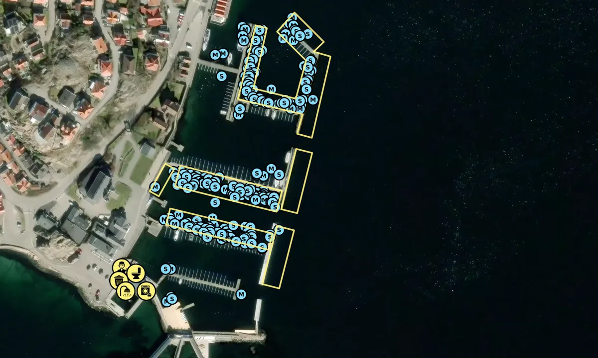 Satelite image of Lysekil Gästhamn - Havsbadet