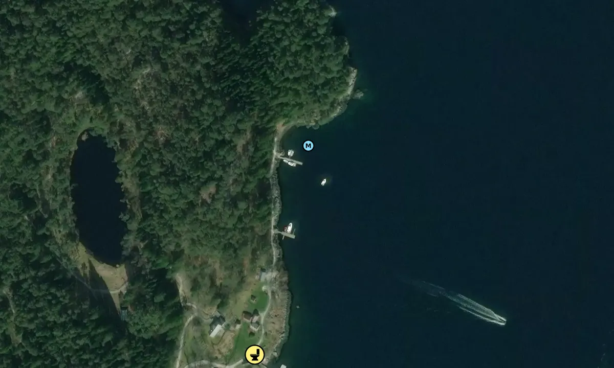 Satelite image of Lysøen