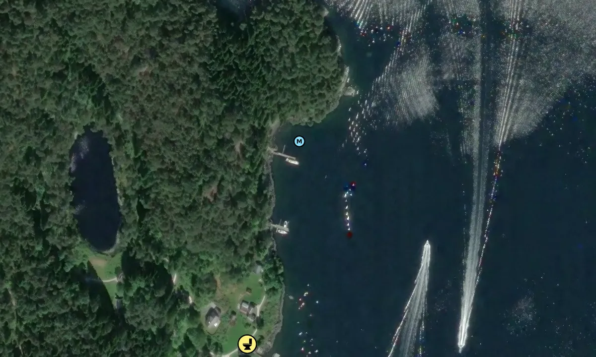 Satelite image of Lysøen