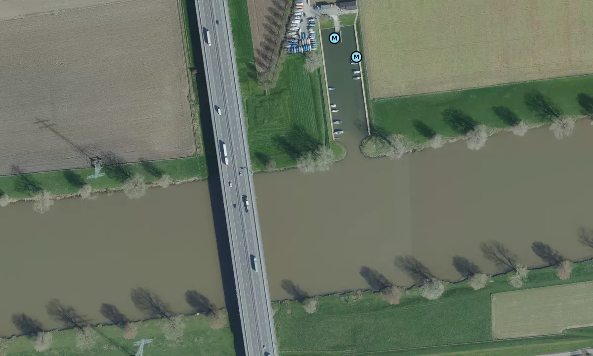 Satelite image of Maas Waal Watersport Marina