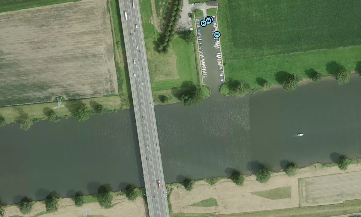 Satelite image of Maas Waal Watersport Marina