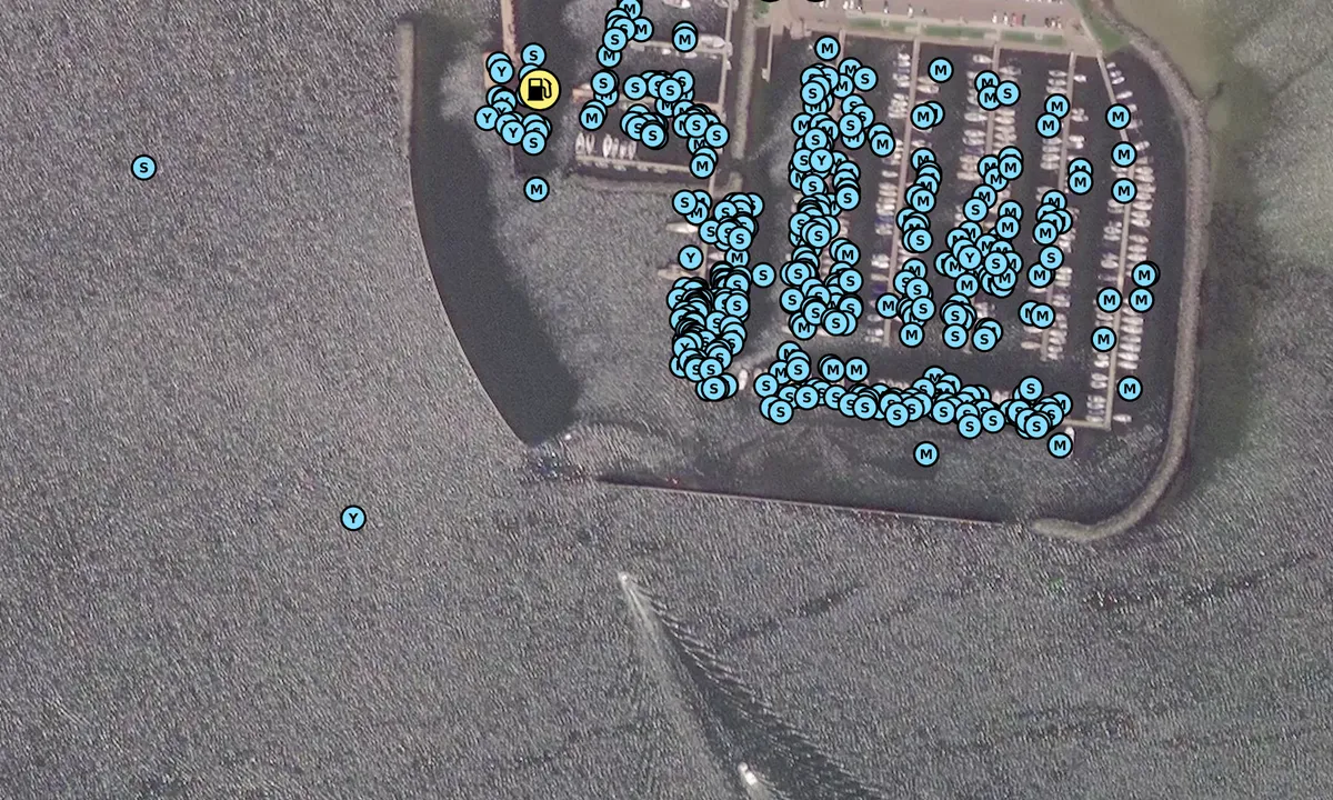 Satelite image of Maasholm Marina