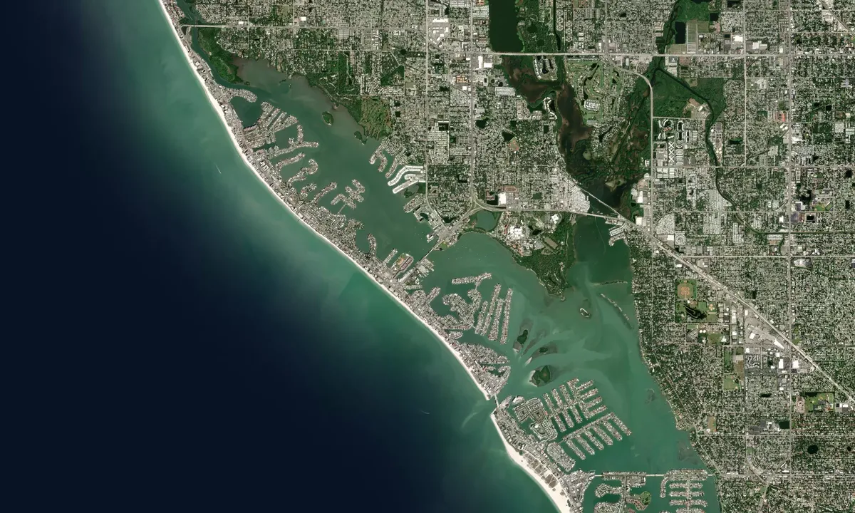 Flyfoto av Madeira Beach Marina - REDINGTN SHOR