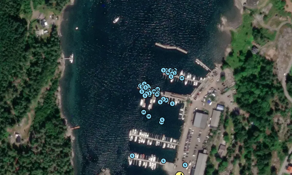 Satelite image of Mågerø Marina