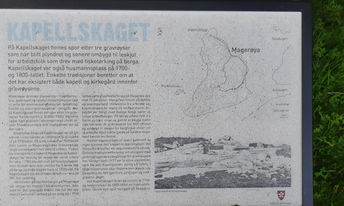 Magerøya: {"base": "no", "no": "Beskrivelse vedr gravr\u00f8yser p\u00e5 neset.", "se": "Beskrivning ang\u00e5ende gravh\u00f6gar p\u00e5 udden.", "en": "Description concerning cairns on the point.", "da": "Beskrivelse vedr\u00f8rende gravh\u00f8je p\u00e5 n\u00e6sset."}
