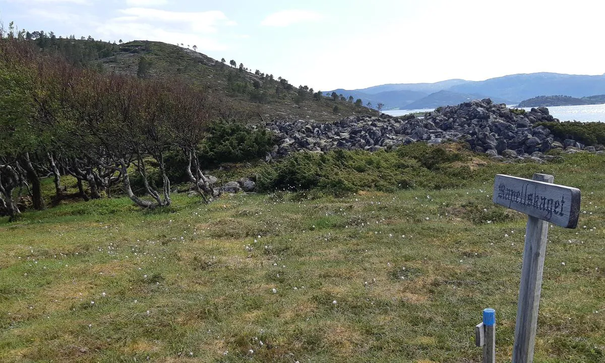 Magerøya: {"base": "no", "no": "Gravr\u00f8yser p\u00e5 neset.", "se": "Gravr\u00f6sen p\u00e5 n\u00e4set.", "en": "Burial mounds on the headland.", "da": "Gravh\u00f8je p\u00e5 n\u00e6sset."}