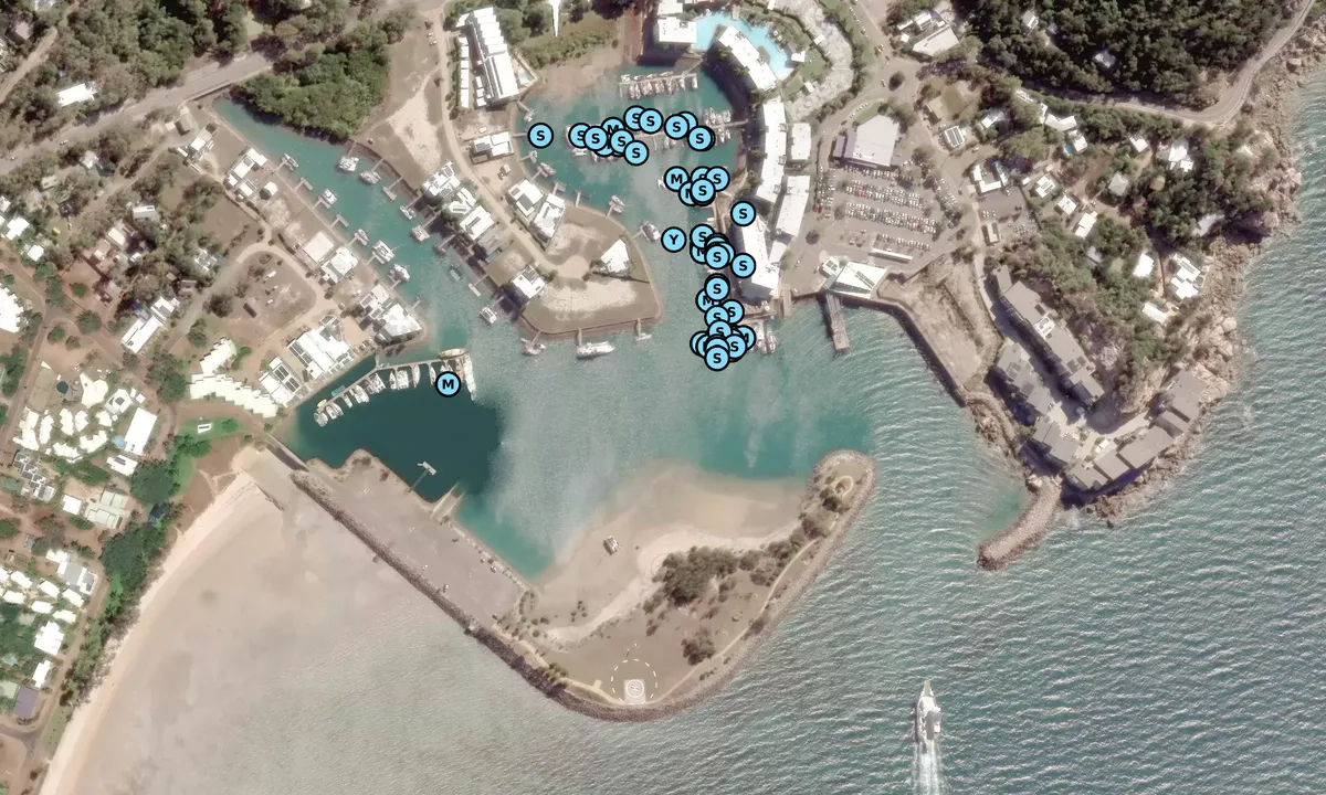 Satelite image of Magnetic Island Marina