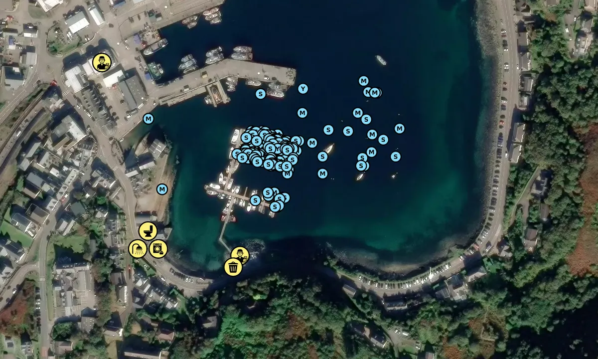 Satelite image of Mallaig Harbour Authority