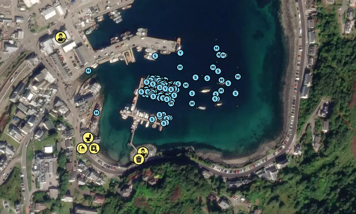 Satelite image of Mallaig Harbour Authority
