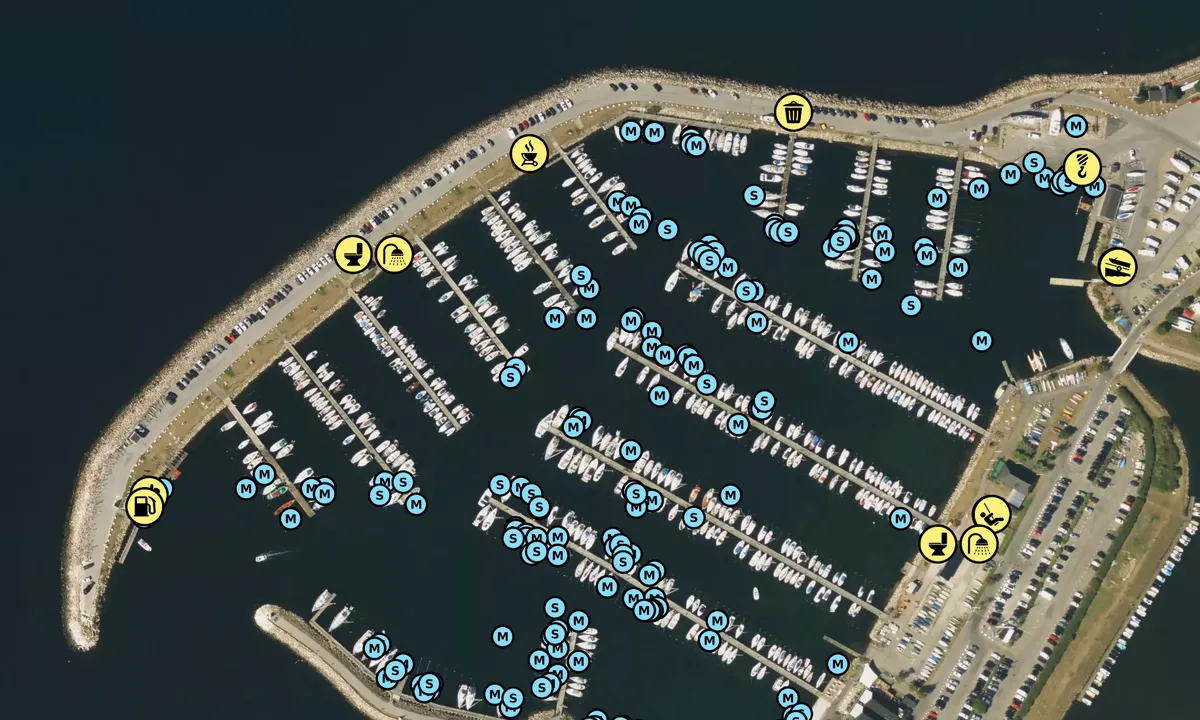 Satelite image of Malmö - Limhamn