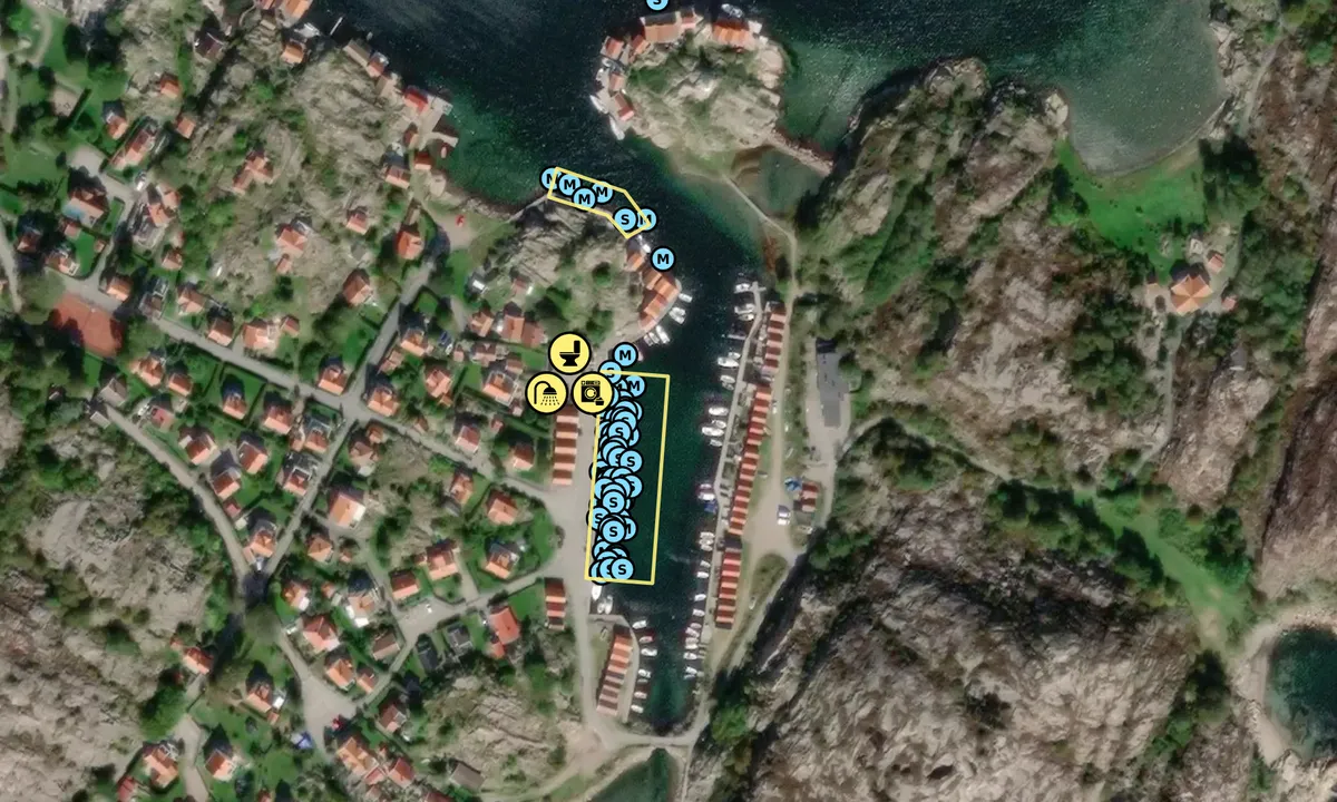 Satelite image of Malmön - Fiskehamnen