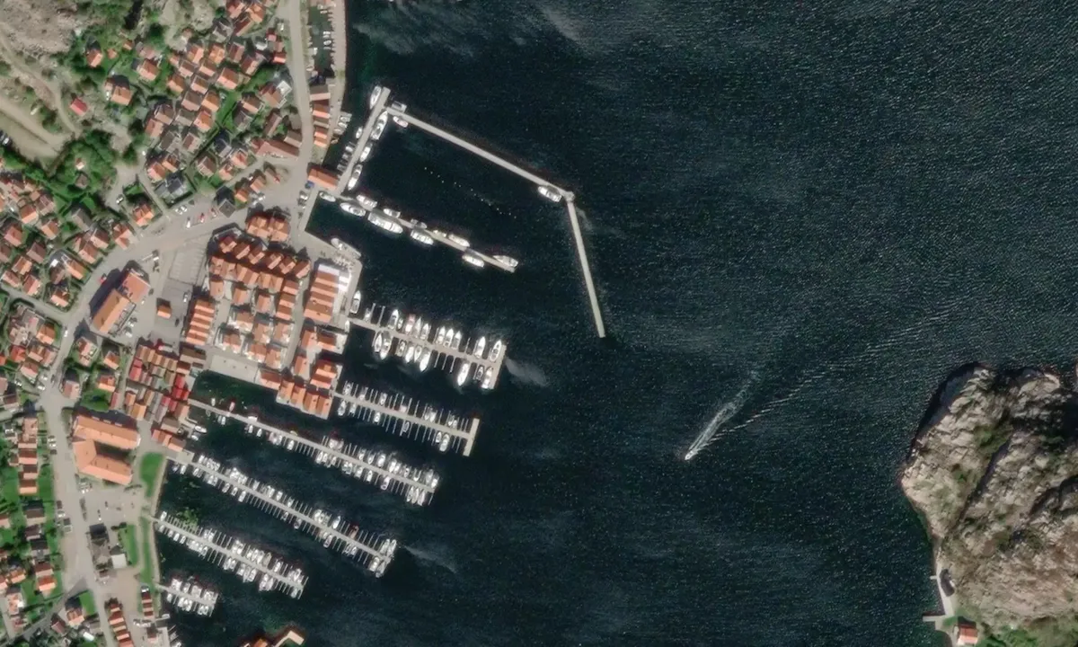 Flyfoto av Malmöns Marina