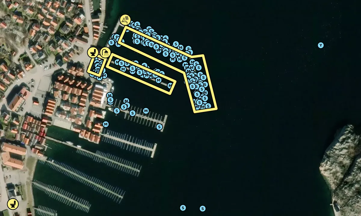Satelite image of Malmöns Marina
