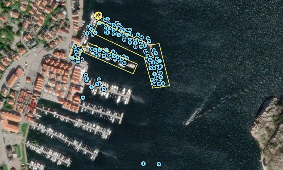 Satelite image of Malmöns Marina