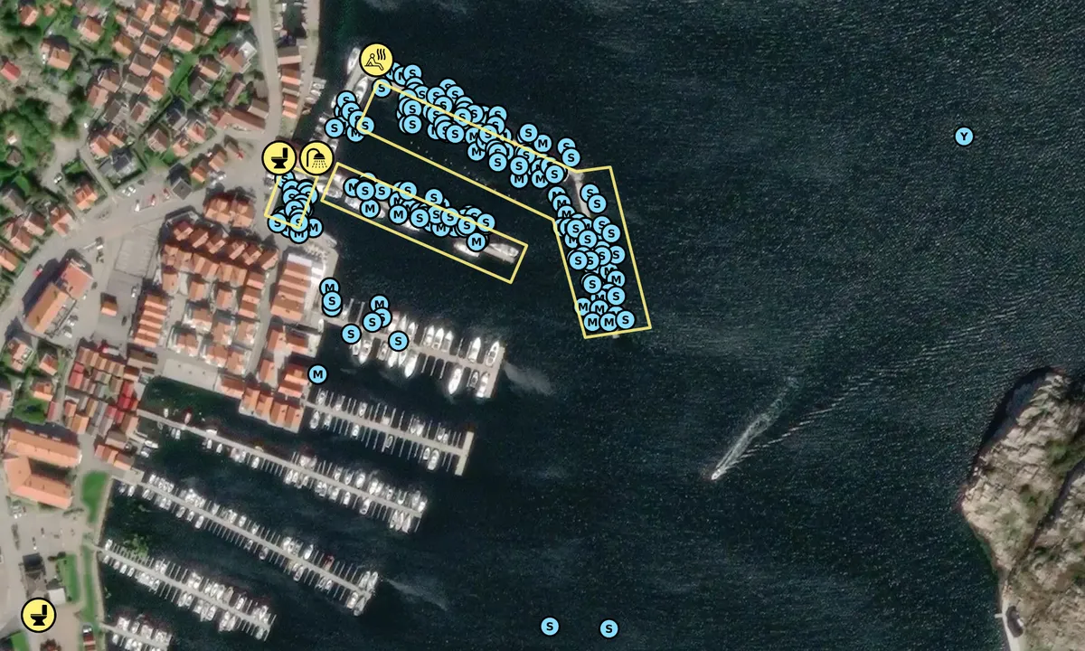 Satelite image of Malmöns Marina