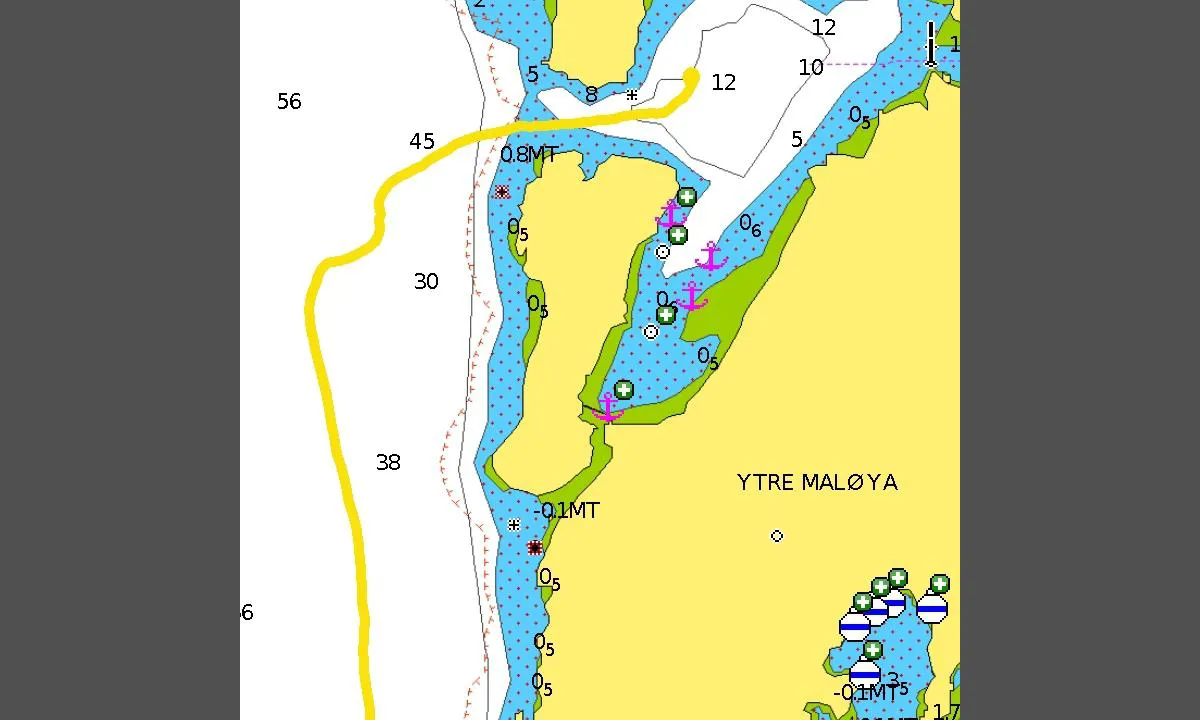 Maløyene: {"base": "no", "no": "Trygg innseiling fra vest ogs\u00e5 for dyptg\u00e5ende b\u00e5ter. Hit g\u00e5r badeb\u00e5ten fra Grimstad flere ganger daglig. Kort jolletur til Grimstad. Flott padleterreng og badeplasser fra land. Ogs\u00e5 mulighet for telting.", "se": "Trygg insegling fr\u00e5n v\u00e4st \u00e4ven f\u00f6r djupg\u00e5ende b\u00e5tar. Hit g\u00e5r badb\u00e5ten fr\u00e5n Grimstad flera g\u00e5nger dagligen. Kort jolleutflykt till Grimstad. Fantastiskt paddelomr\u00e5de och badplatser fr\u00e5n land. \u00c4ven m\u00f6jlighet f\u00f6r t\u00e4ltning.", "en": "Safe entry from the west, even for deep-draft boats. The bathing boat from Grimstad comes here several times daily. Short dinghy trip to Grimstad. Great paddling area and swimming spots from shore. Also possible to camp.", "da": "Tryg indsejling fra vest ogs\u00e5 for dybtg\u00e5ende b\u00e5de. Badeb\u00e5den fra Grimstad g\u00e5r hertil flere gange dagligt. Kort jolletr\u00e6k til Grimstad. Flot padleterr\u00e6n og badepladser fra land. Ogs\u00e5 mulighed for teltning."}