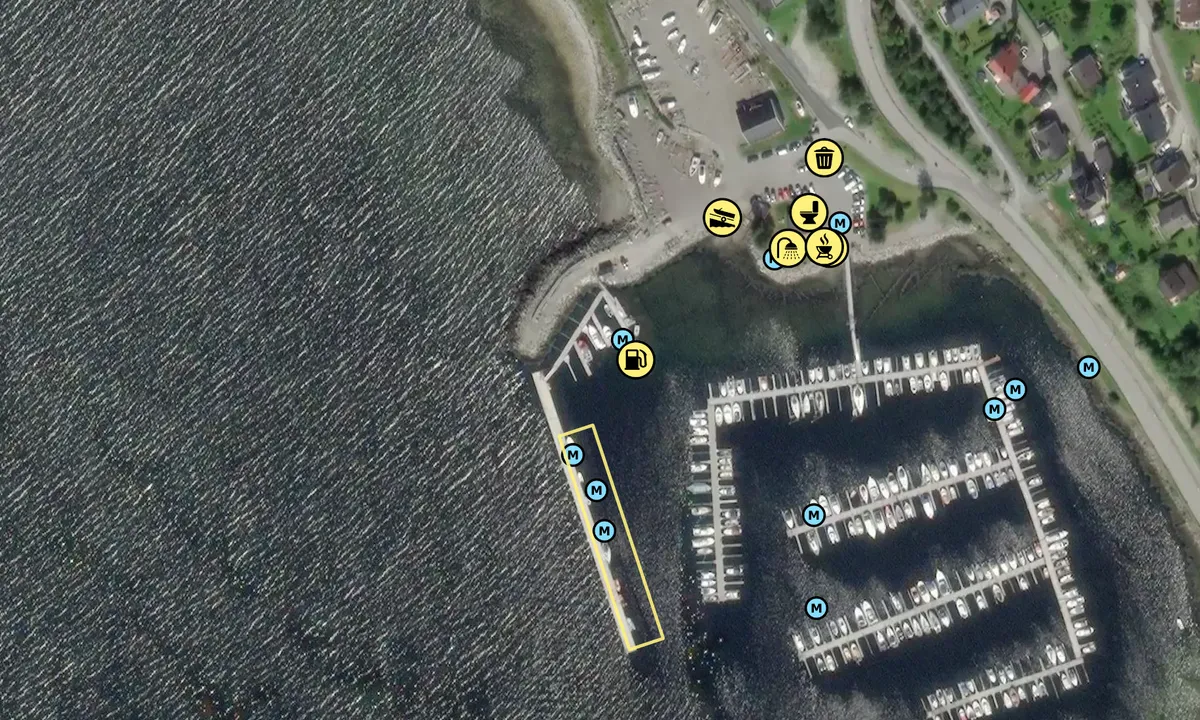 Satelite image of Malvik Båtforening - Nyhavn
