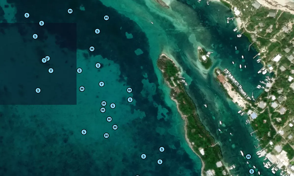 Satelite image of Man-O-War North Outside