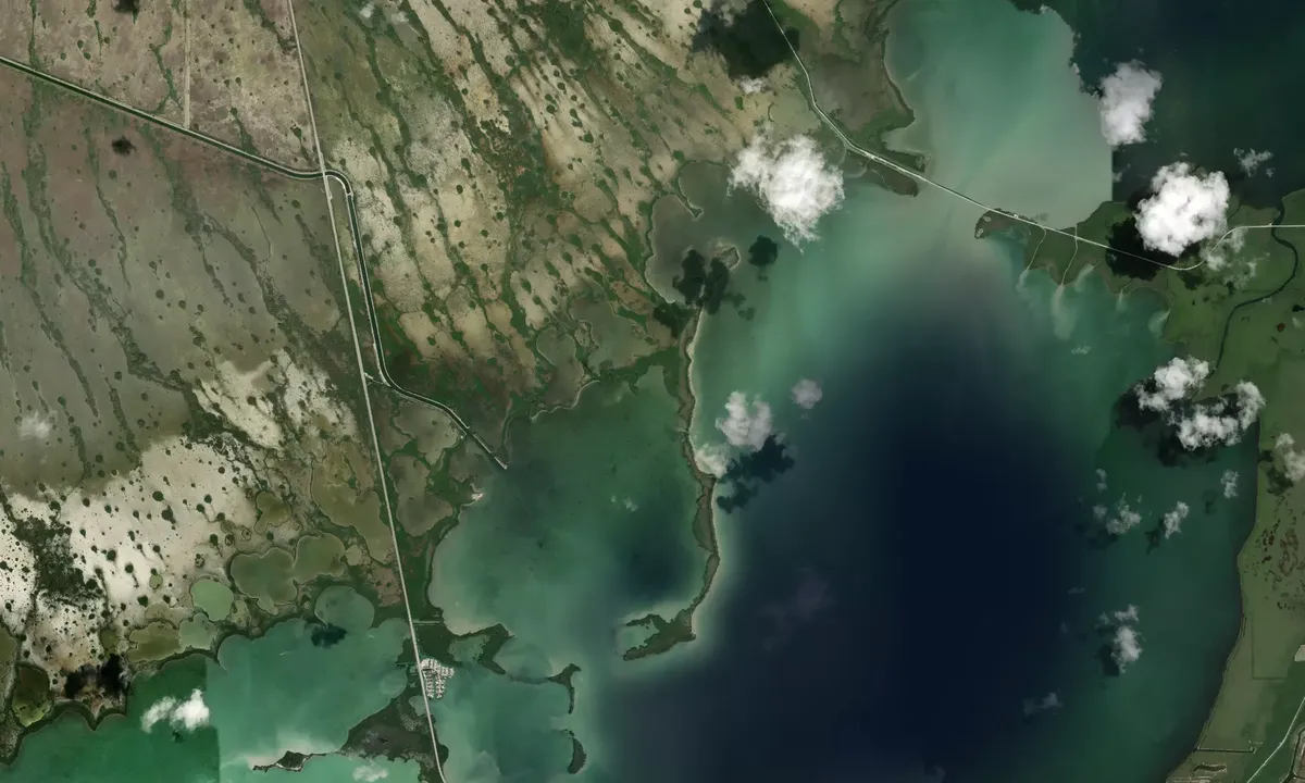 Flyfoto av Manatee Bay East