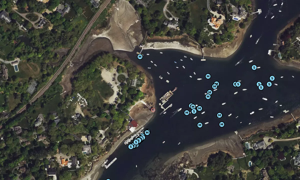 Satelite image of Manchester Yacht Club