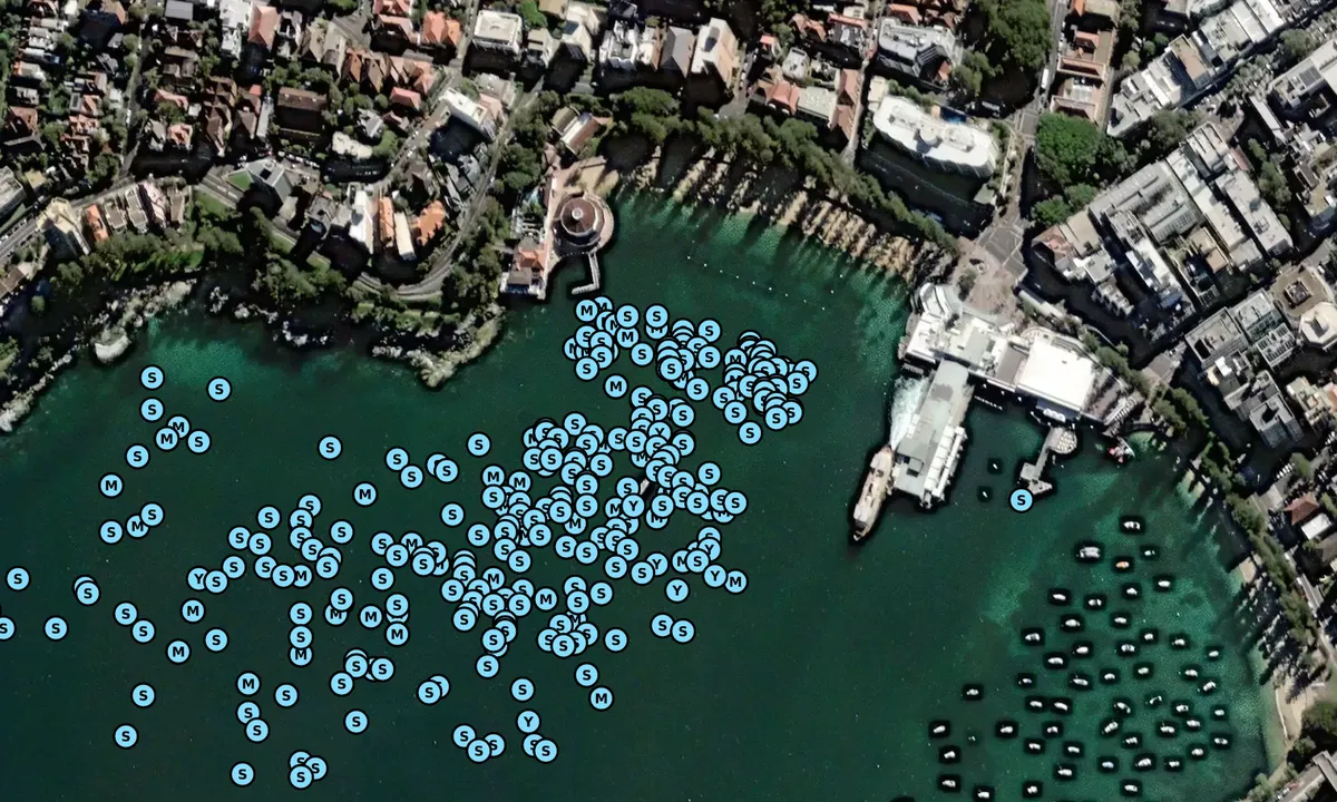 Satelite image of Manly