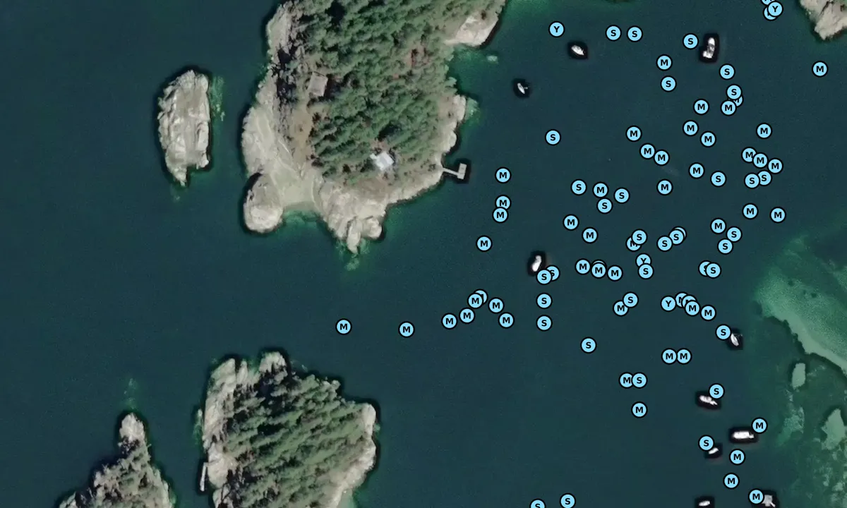 Satelite image of Mansons Landing