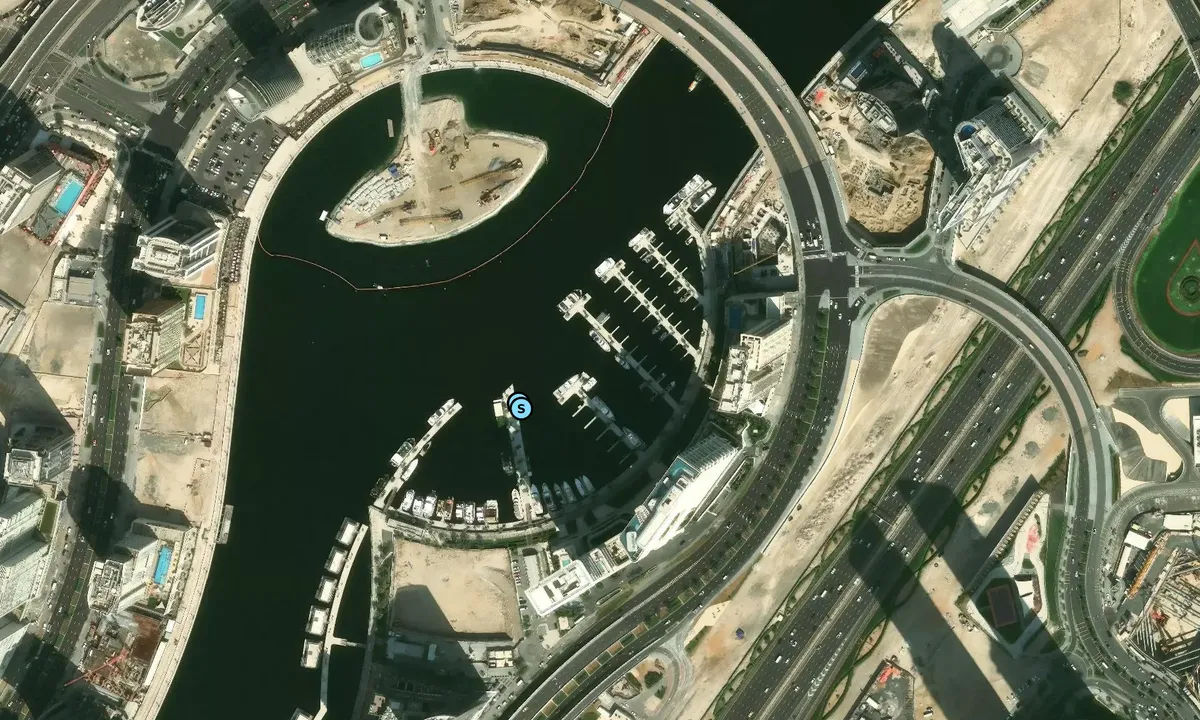Satelite image of Marasi Business Bay Marina