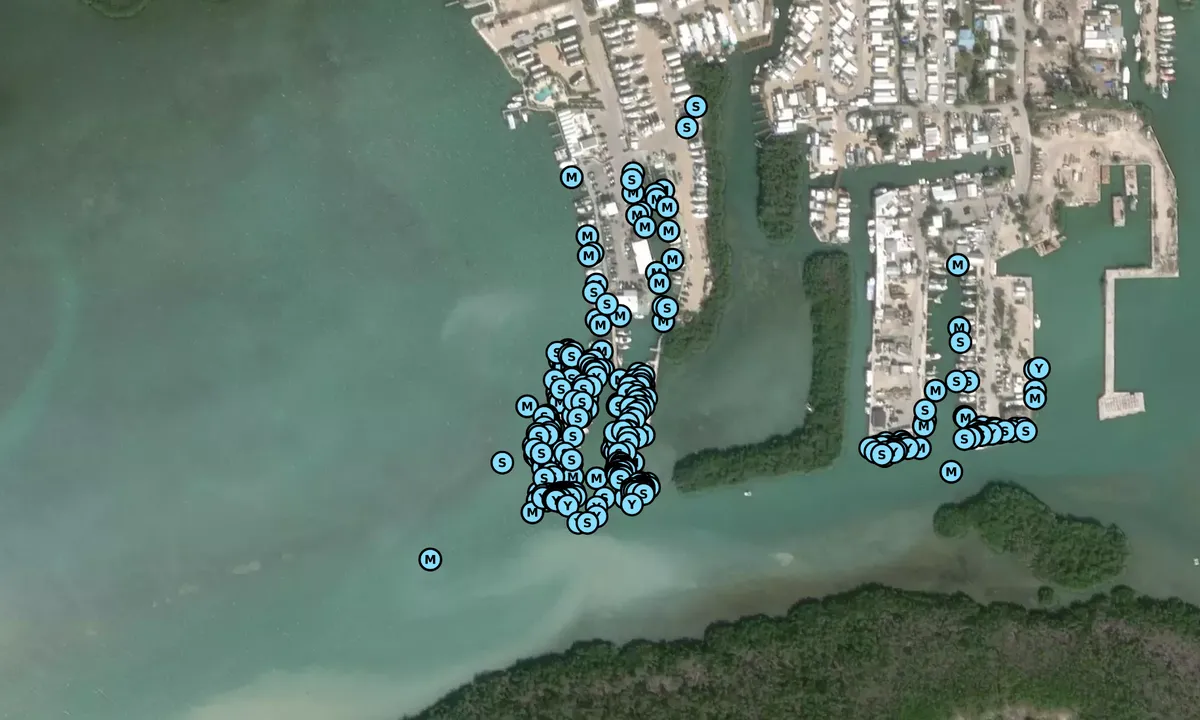Satelite image of Marathon Marina and Resort