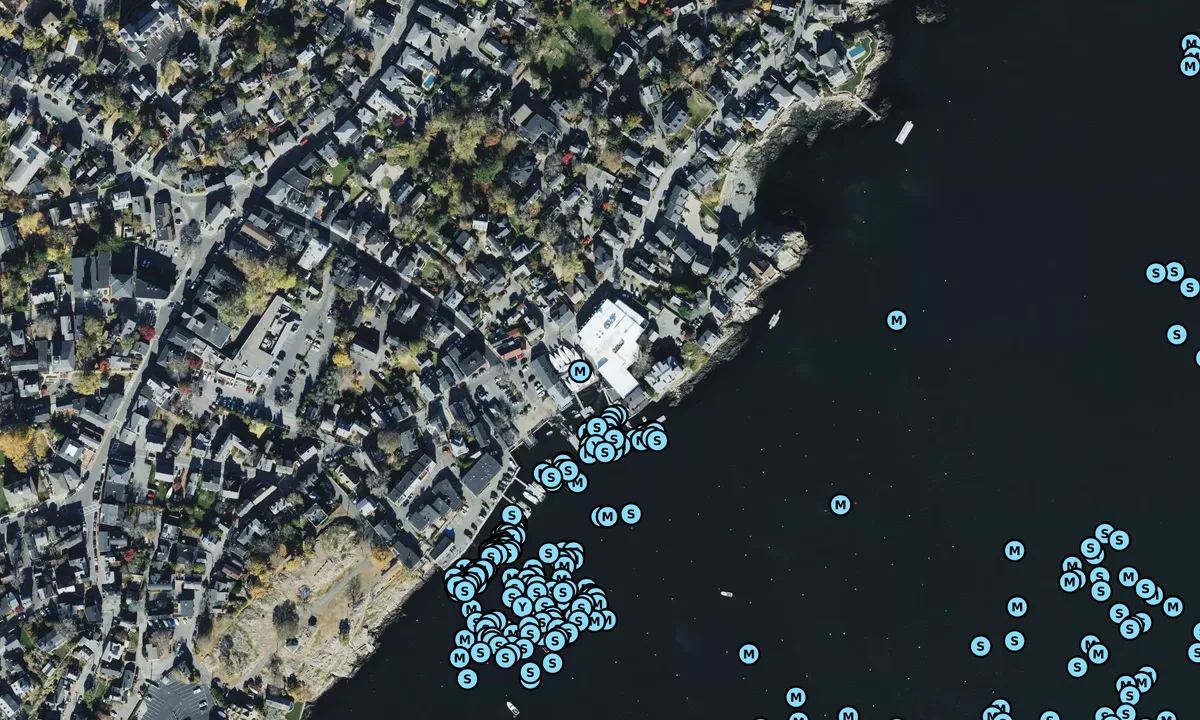 Satelite image of Marblehead Trading Co.