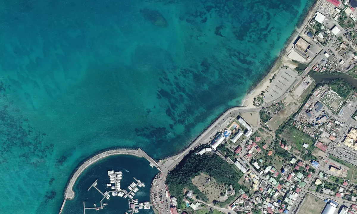 Flyfoto av Marigot