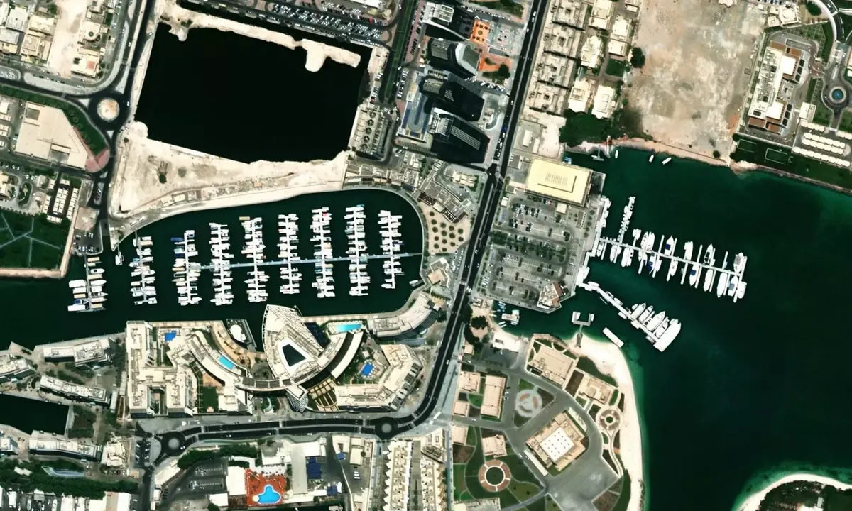 Satelite image of Marina Al Bateen