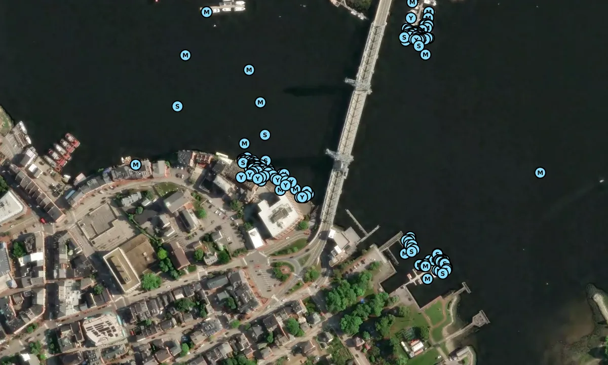 Satelite image of Marina at Harbour Place