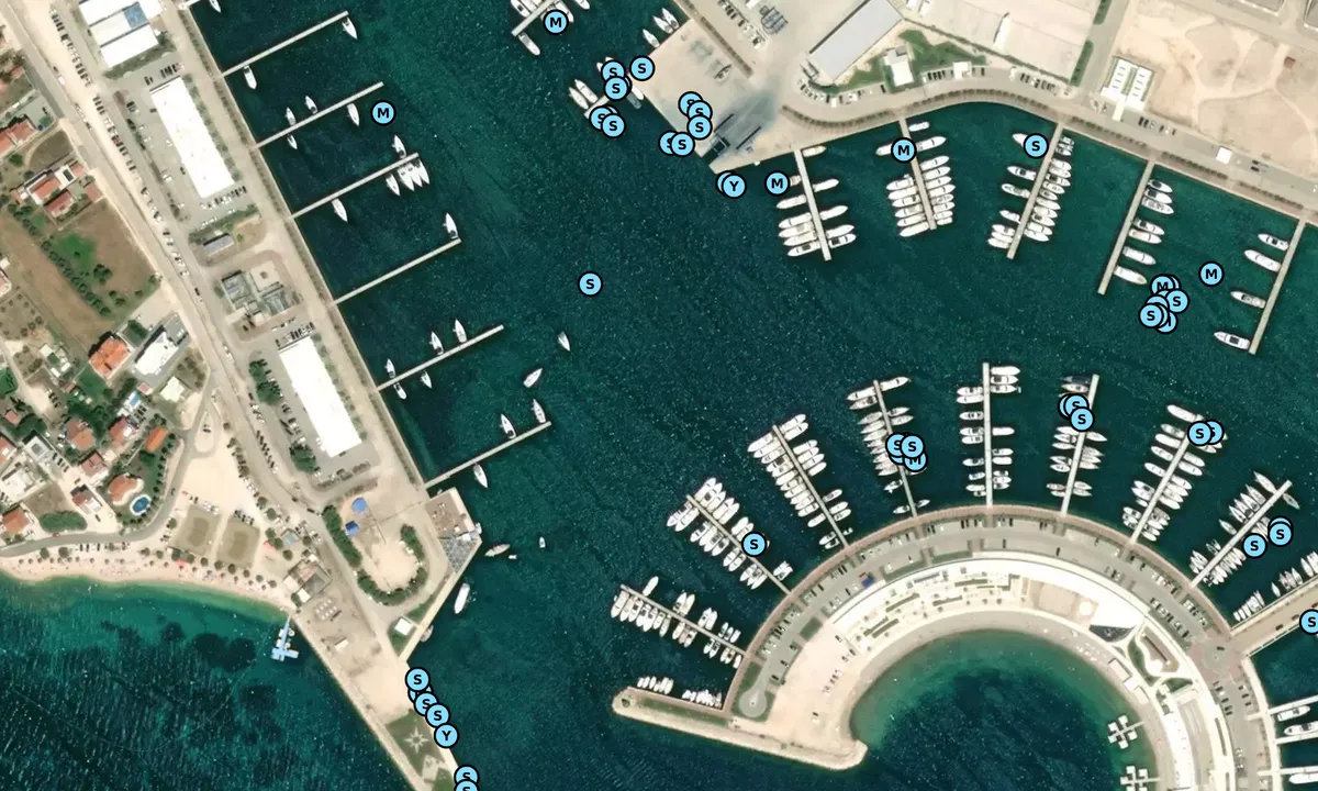 Satelite image of Marina Dalmacija