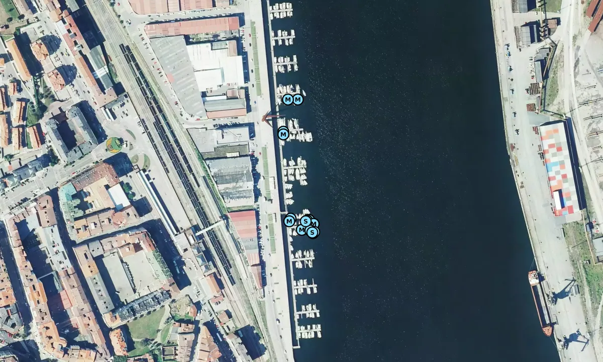 Satelite image of Marina de Avilés