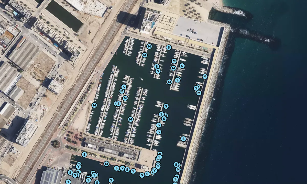 Satelite image of Marina de Badalona