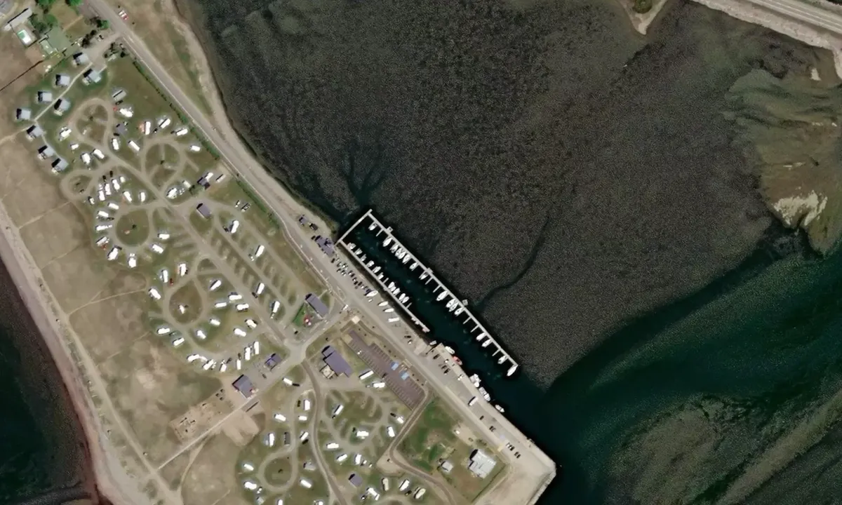 Satelite image of Marina de Bonaventure - Québec