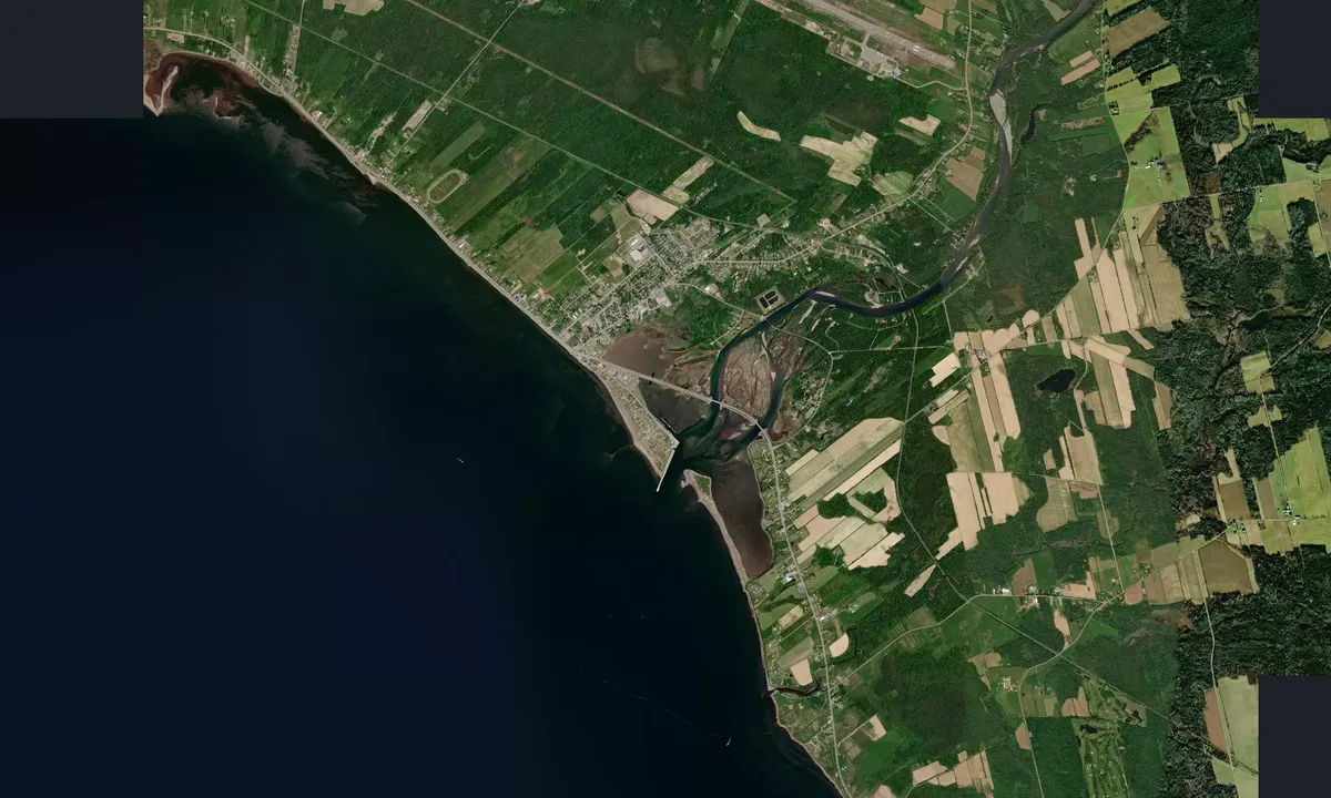 Flyfoto av Marina de Bonaventure - Québec